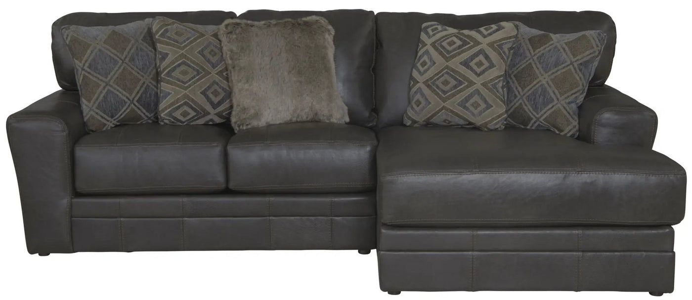 Denali - Italian Leather Match Sectional by Unique Piece Furniture