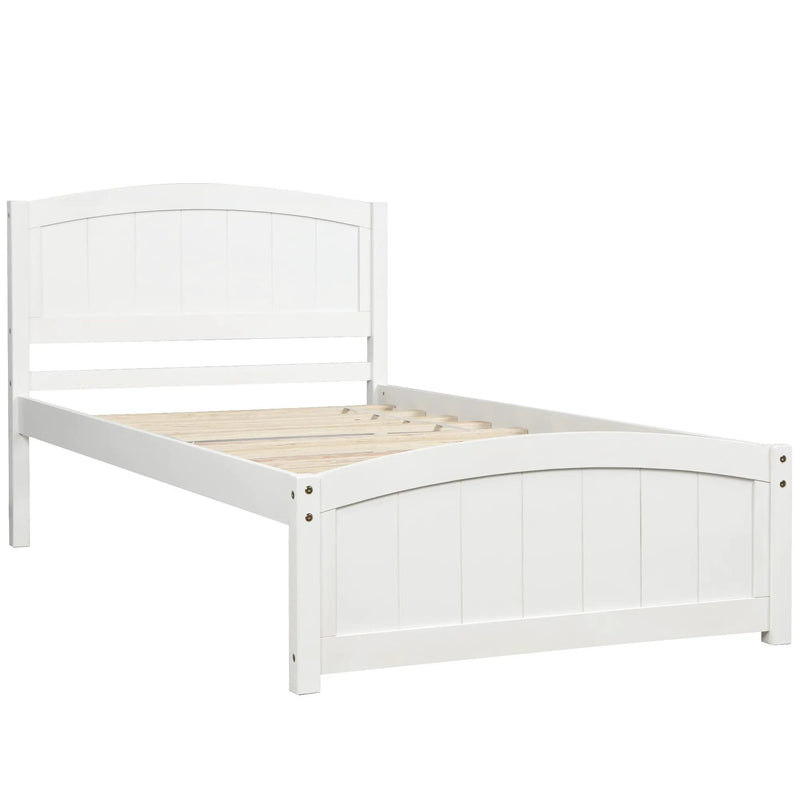 Platform Bed & Headboard, Footboard And Wood Slat Support by Unique Piece Furniture