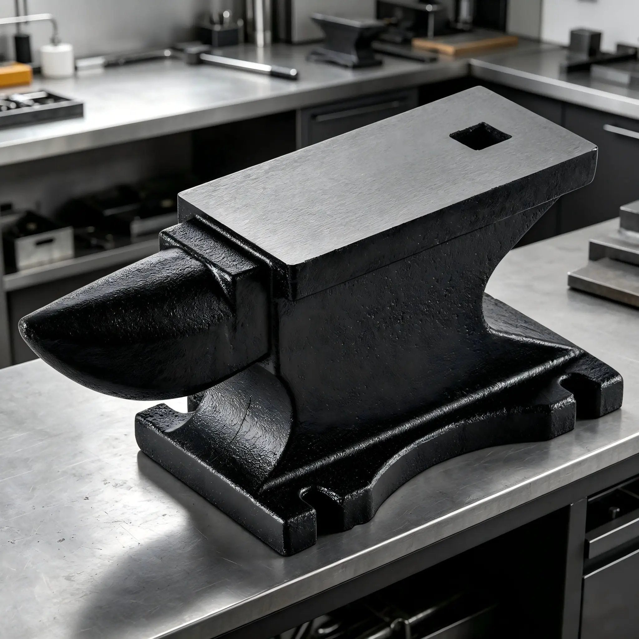 100 Lbs Single Horn Anvil - Black by HouseOfZazla