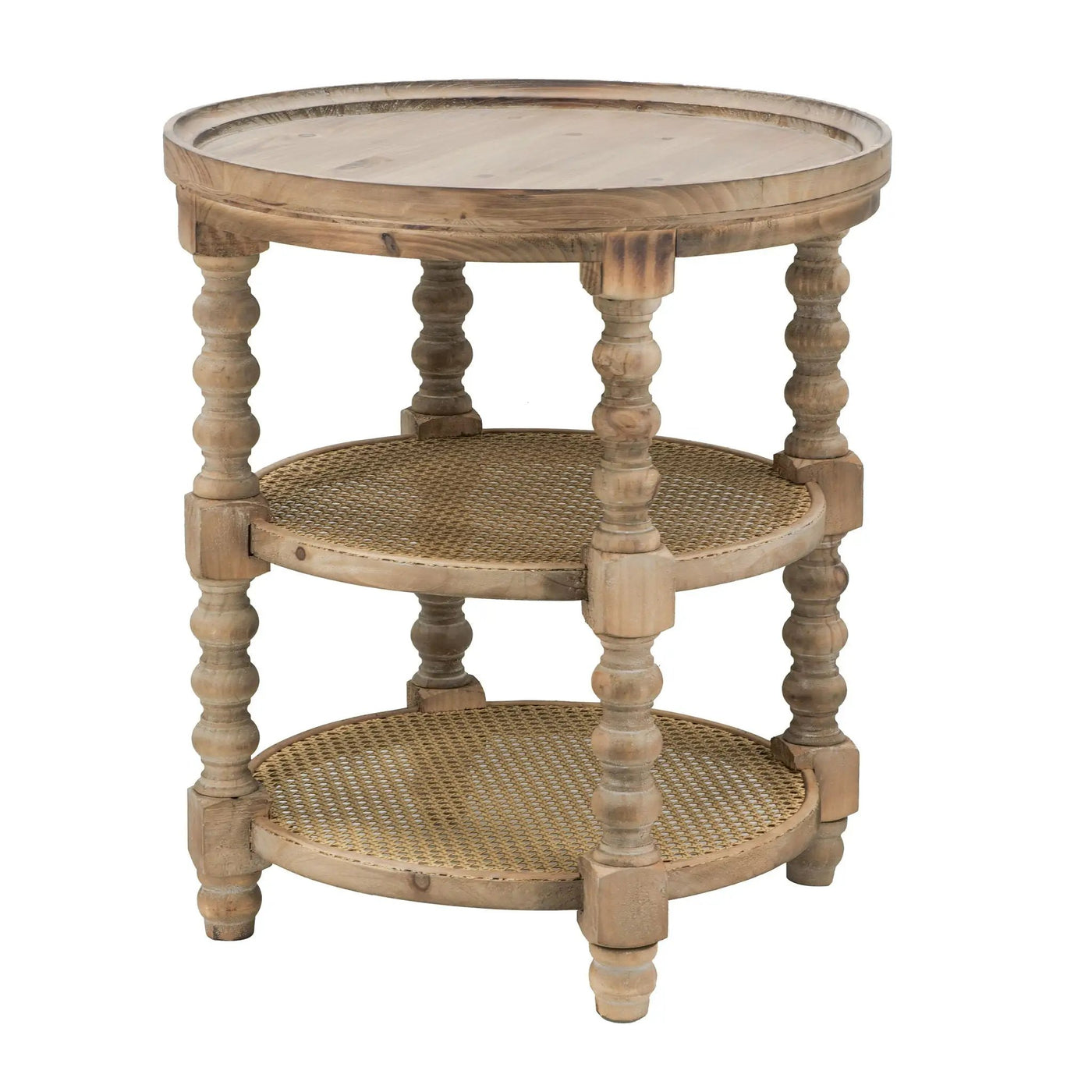 Round 3 Tiered Side Tabel, End Tabel For Lving Room Bedroom Entryway by HouseOfZazla