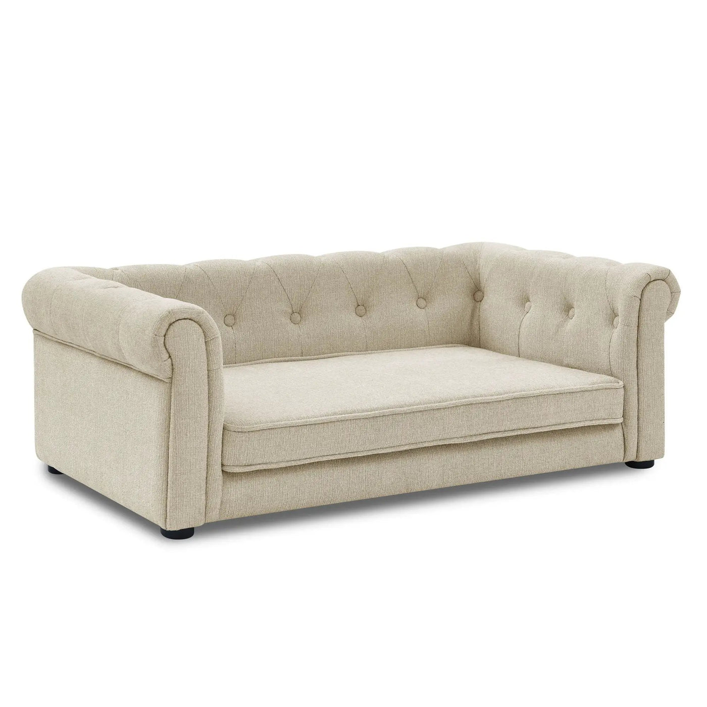 Modern Elegant Rectangle Pet Bed, Durable Elevated Dog Sofa by HouseOfZazla