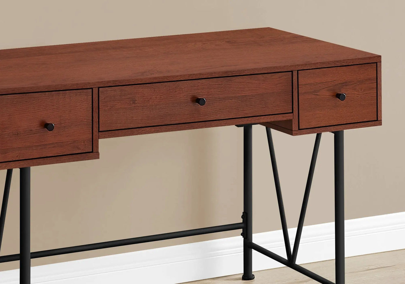 Computer Desk For Home Office, Stylish Design, Storage Drawers, Transitional by HouseOfZazla
