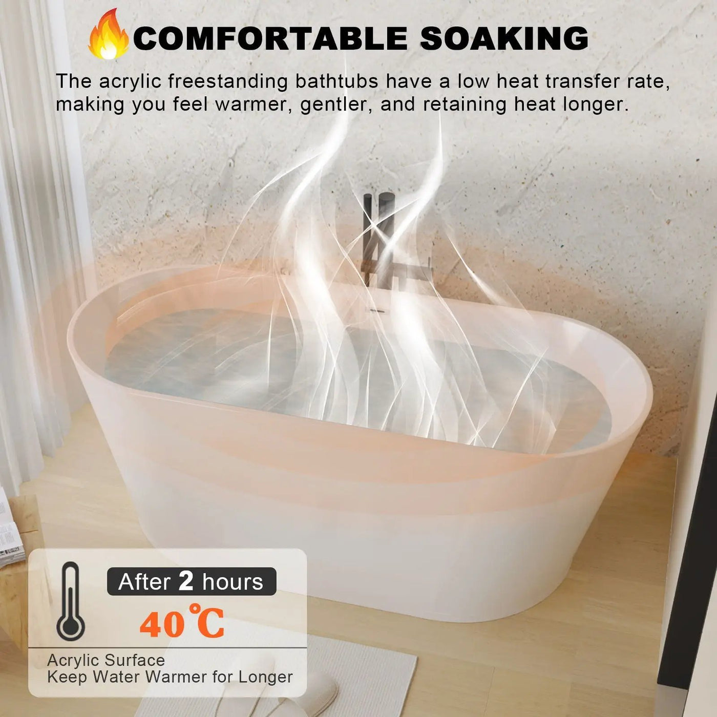 Glossy Freestanding Bathtub With Toe Tap Drain by HouseOfZazla