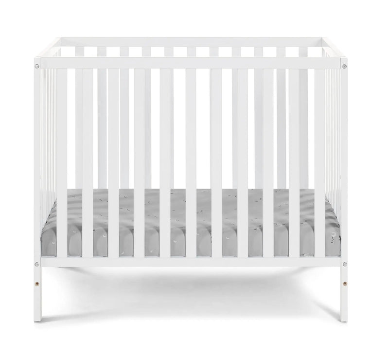 Palmer - 3-in-1 Convertible Mini Crib Baby With Mattress Pad by HouseOfZazla