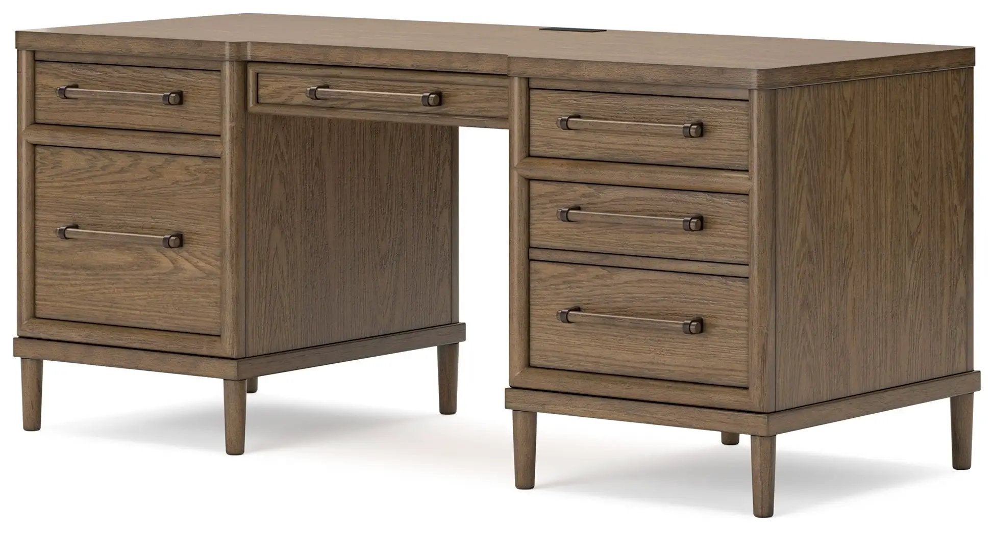 Roanhowe - Home Office Desk - Brown by Unique Piece Furniture