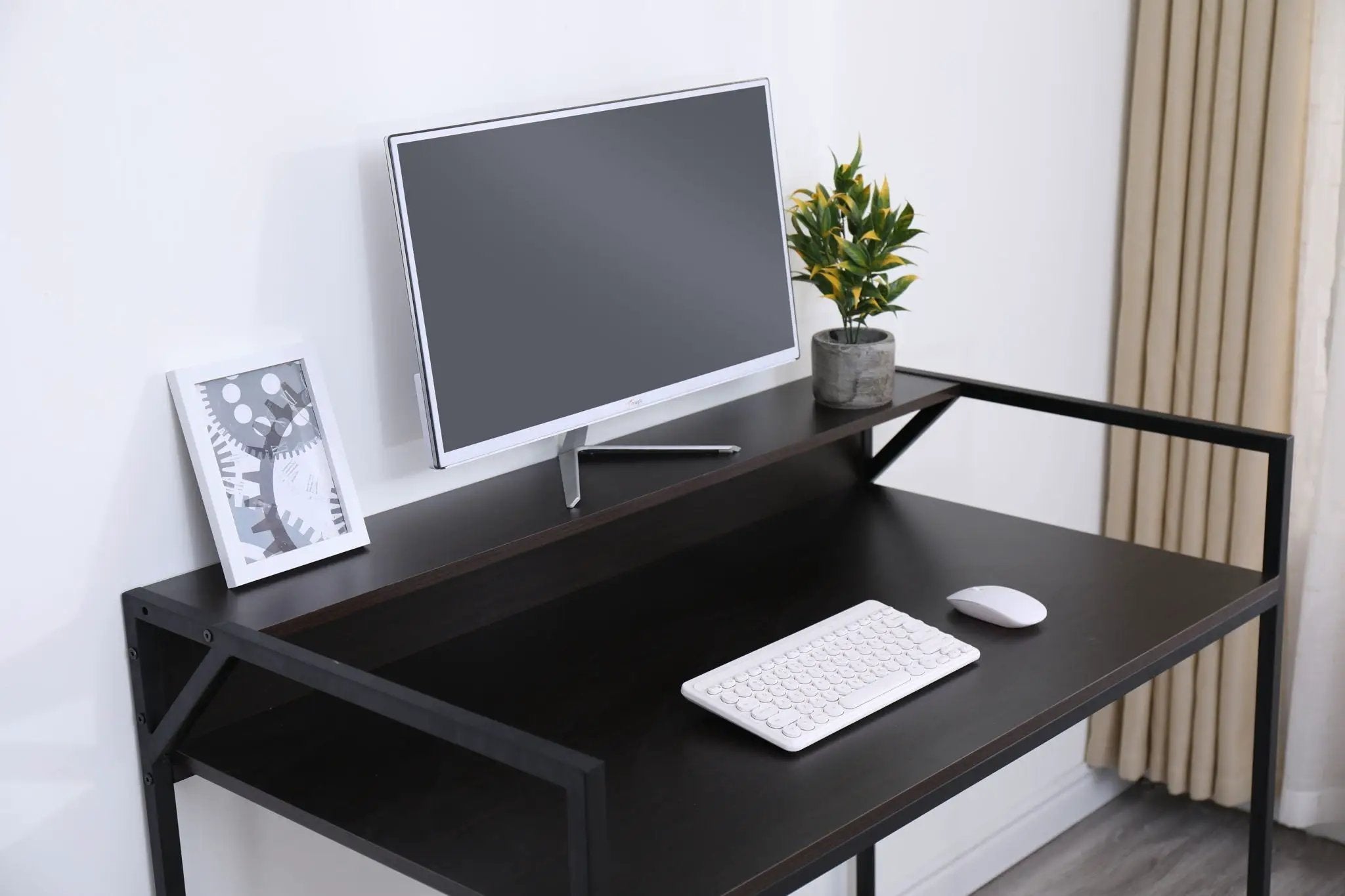 Console Table Narrow Modern Entryway Table Small Behind Couch Table Skinny Sofa Table Hallway Table For Living Room - Black by HouseOfZazla