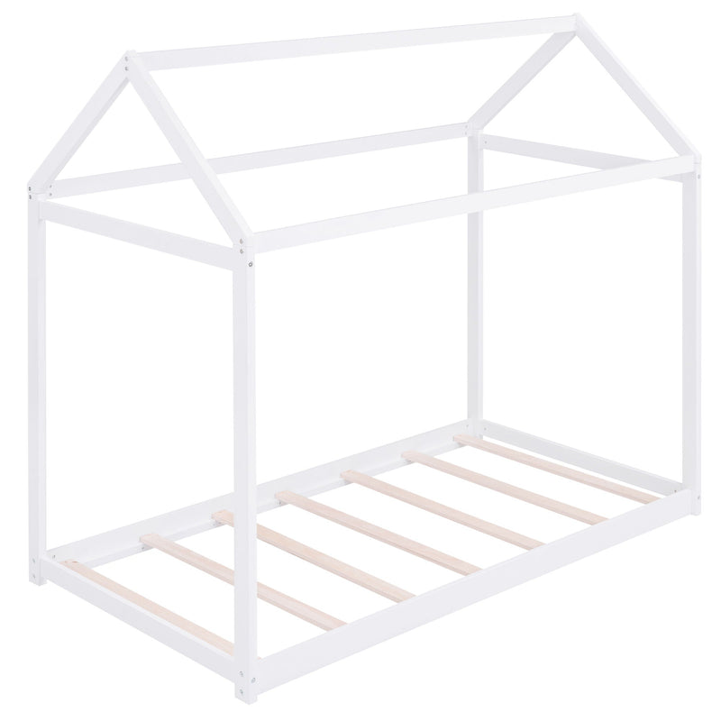 Wooden House Shaped Bed by HouseOfZazla