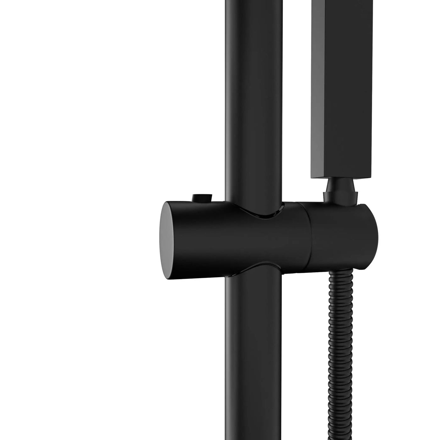 Modern Shower System With Adjustable Slide Bar, Stainless Steel And Brass Construction by HouseOfZazla
