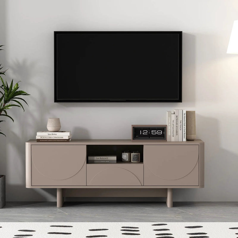 Ella - TV Stand With Adjustable Shelves by HouseOfZazla