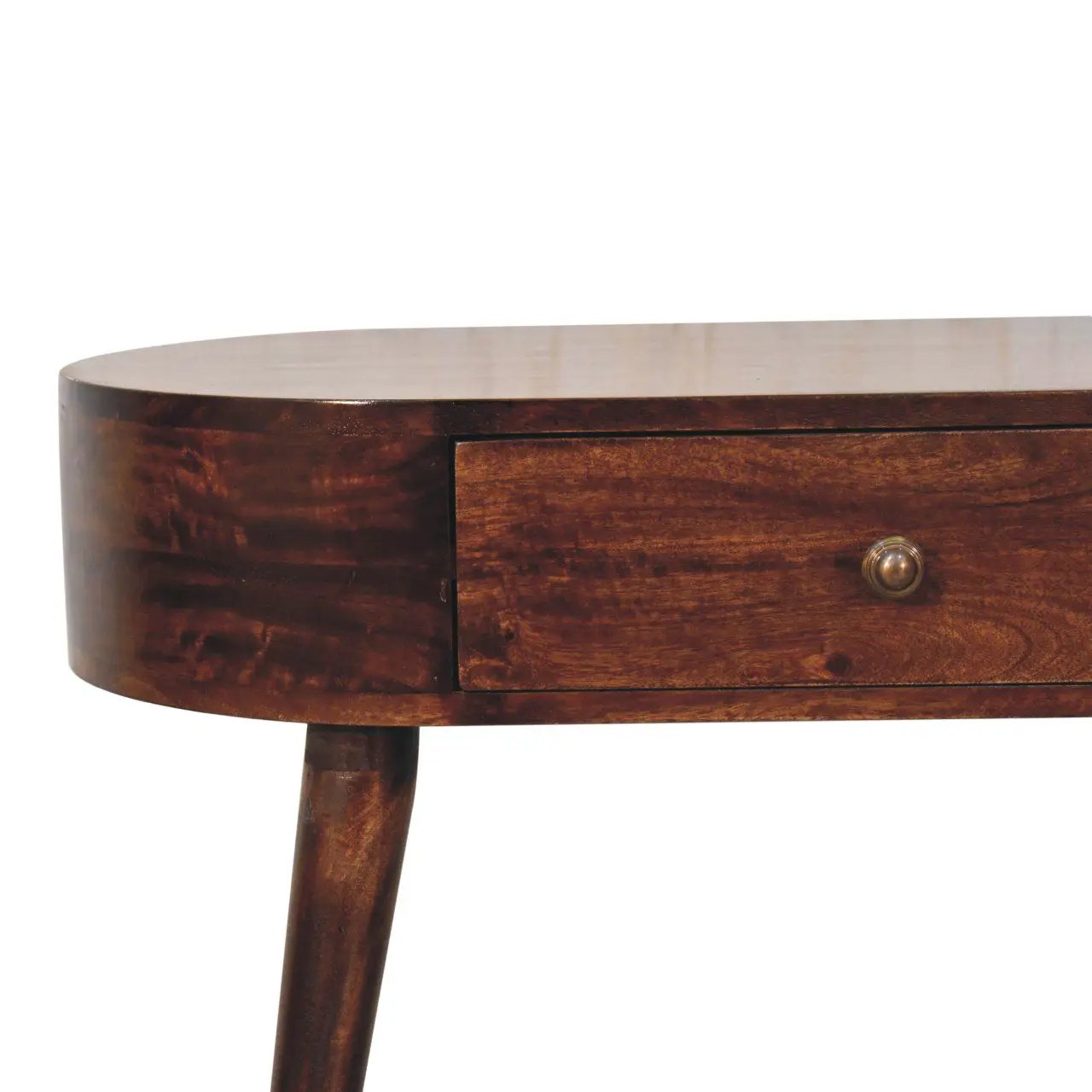 Rounded Wood Table by Unique Piece Furniture