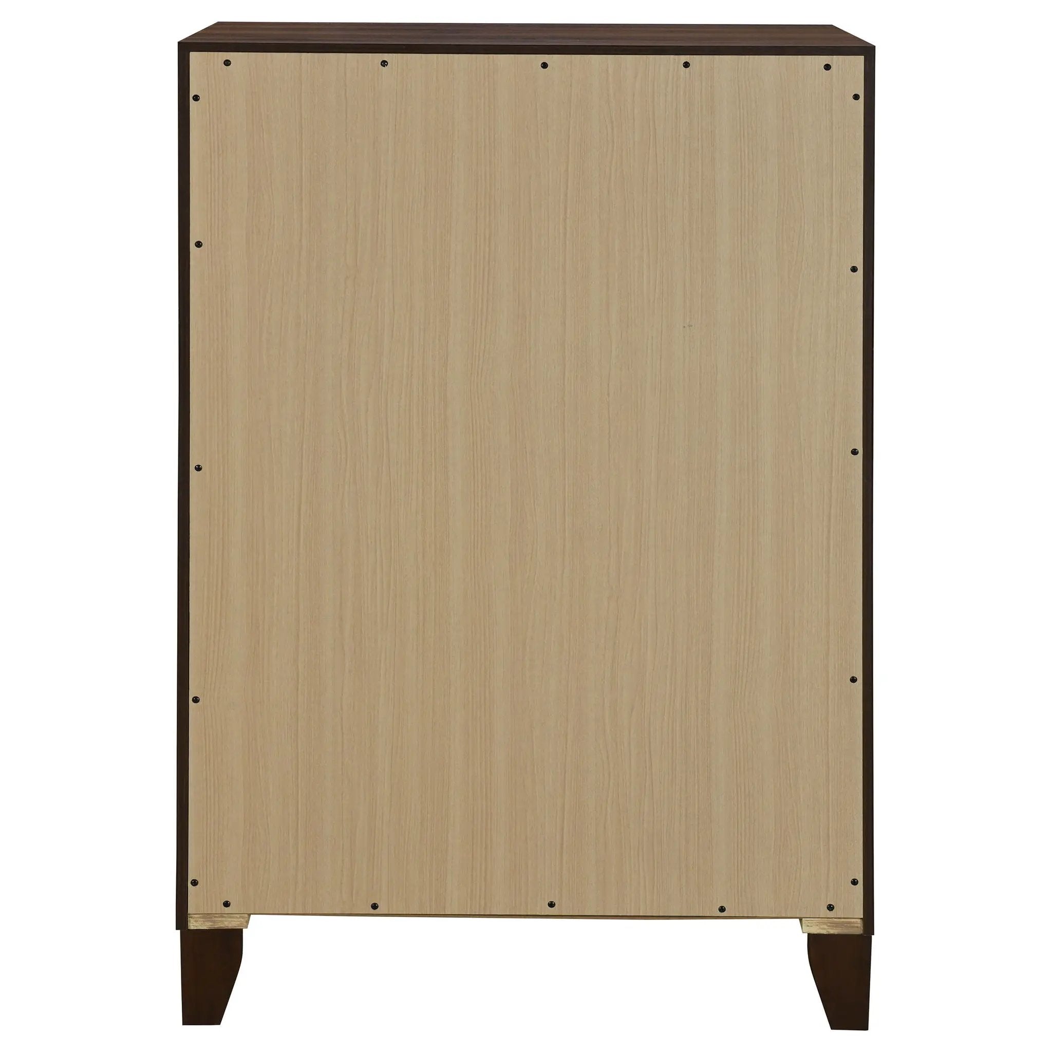 Welsley 4-drawer Chest of Drawers Walnut by Unique Piece Furniture