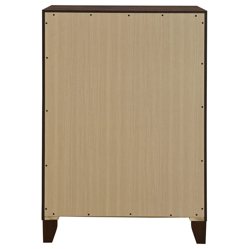Welsley 4-drawer Chest of Drawers Walnut by Unique Piece Furniture