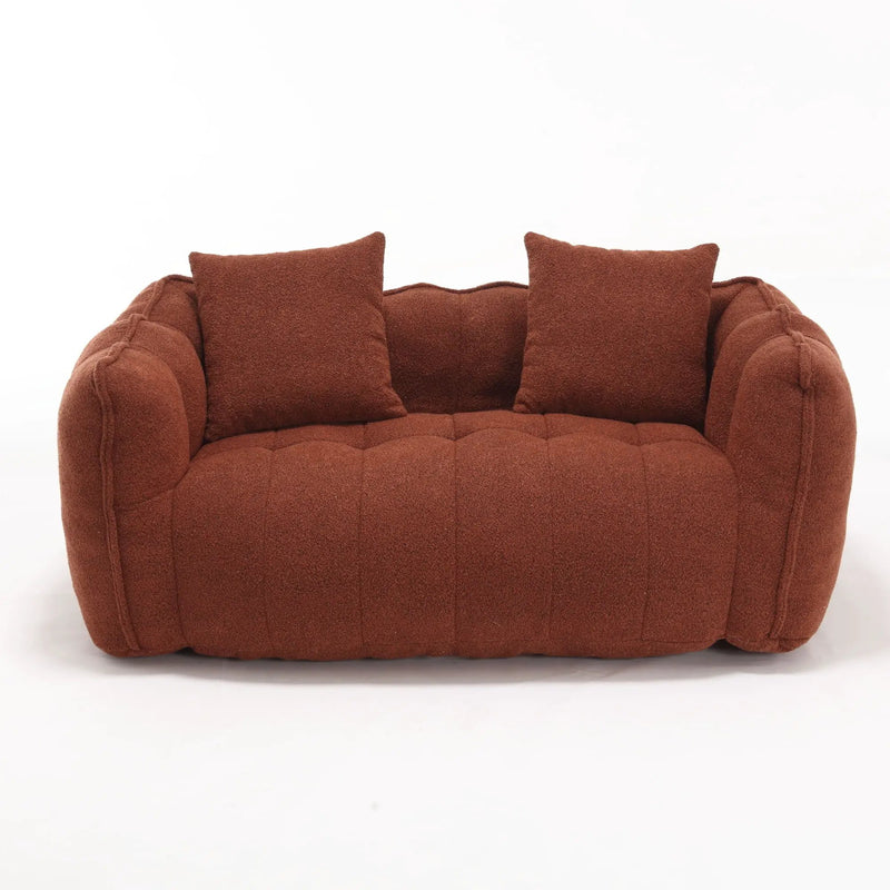 Cozy Beanbag Chair With High Resilience Foam Core For 2 by Unique Piece Furniture