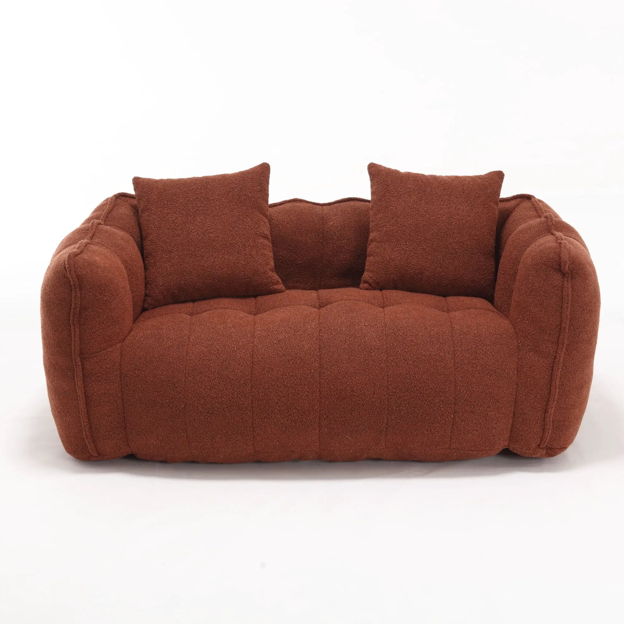 Cozy Beanbag Chair With High Resilience Foam Core For 2 by HouseOfZazla