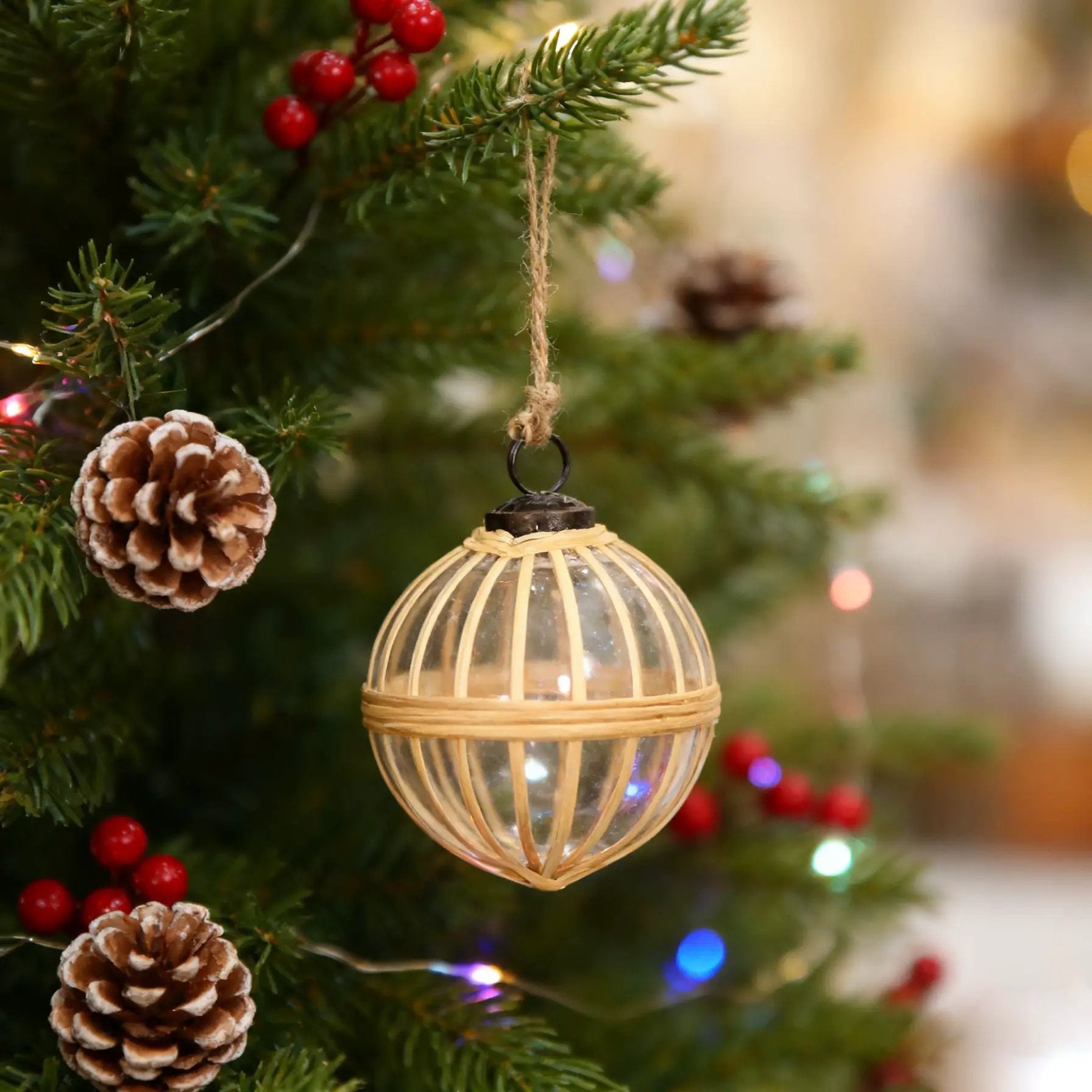 D3.9" X-Mas Hanging Ornament - Set of 3 by HouseOfZazla
