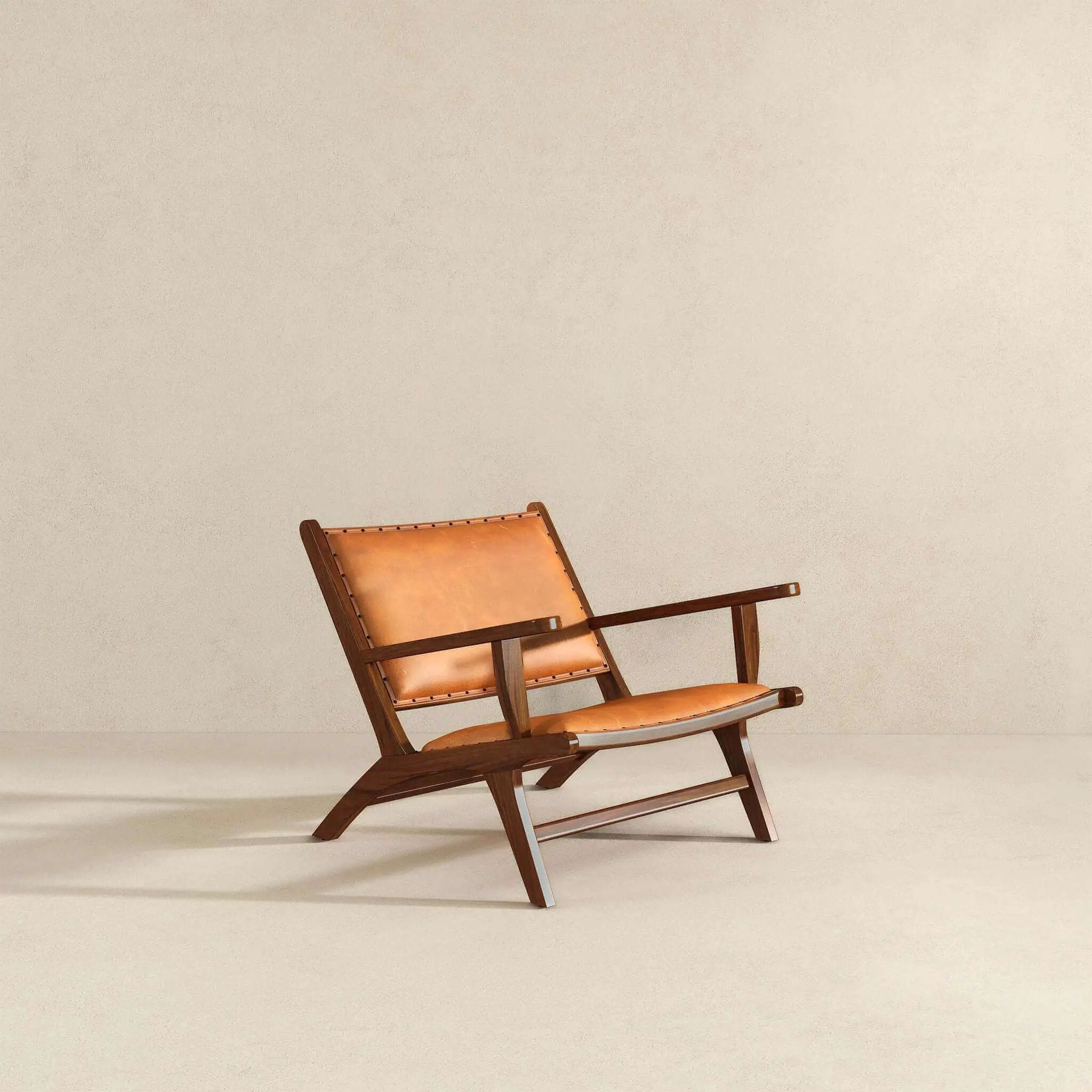 Daniel - Arm Chair - Brown / Tan by HouseOfZazla