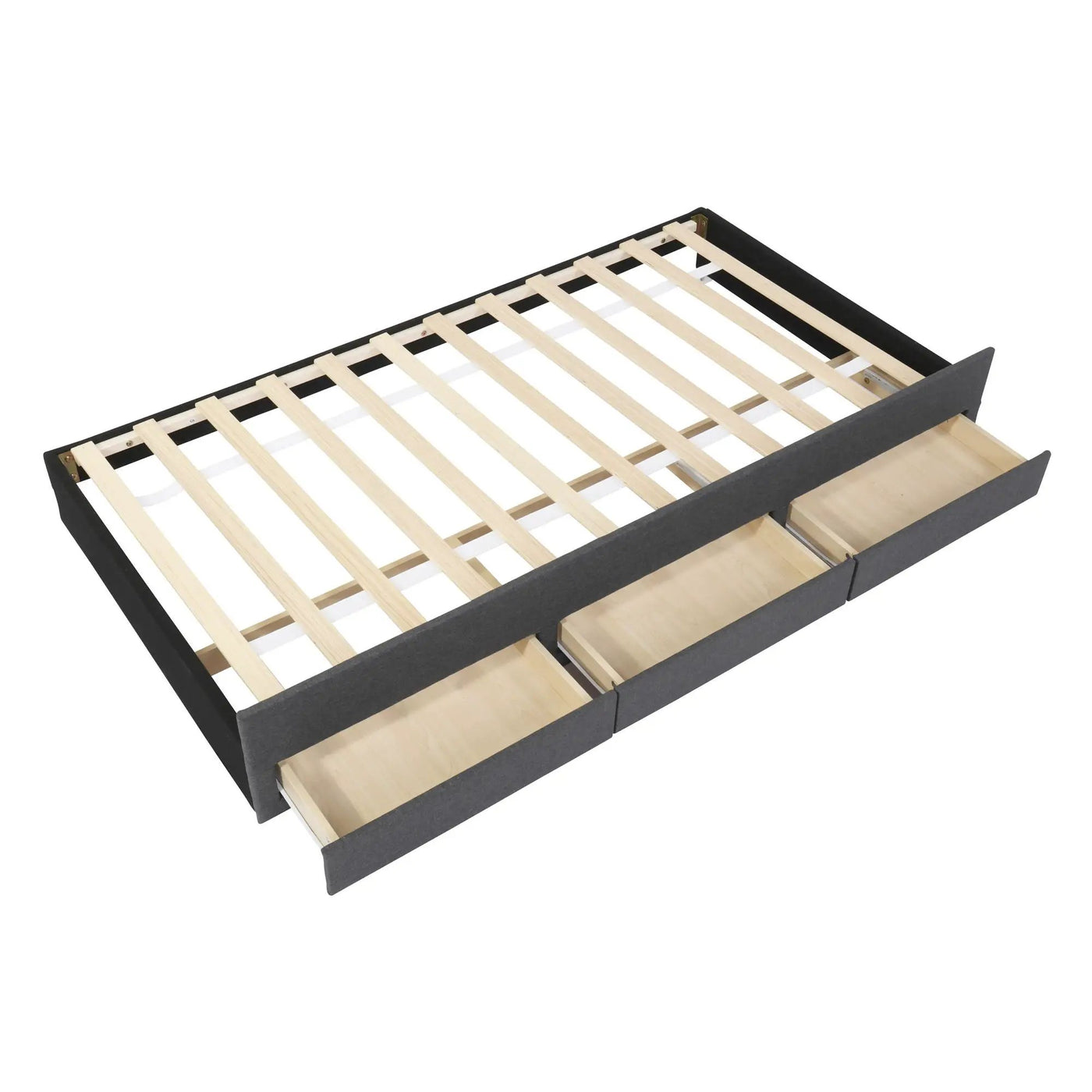 Upholstered Design Platform Bed With Trundle by HouseOfZazla