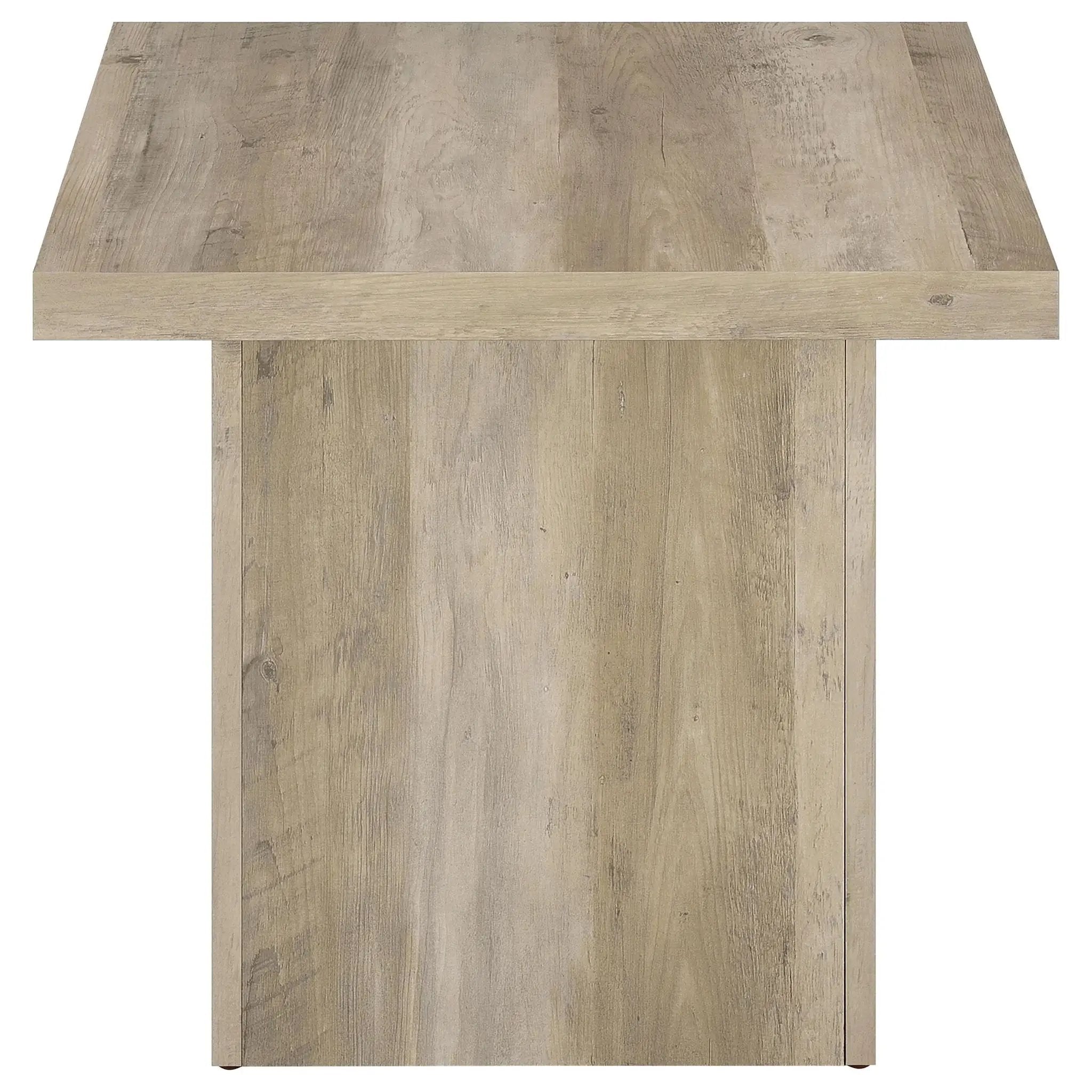 Devar 3-piece Square Coffee End Table Set Distressed Pine by Unique Piece Furniture