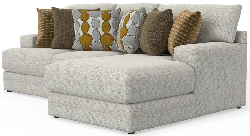 Tori - Sectional With Comfort Coil Seating And Accent Pillows Included by Unique Piece Furniture