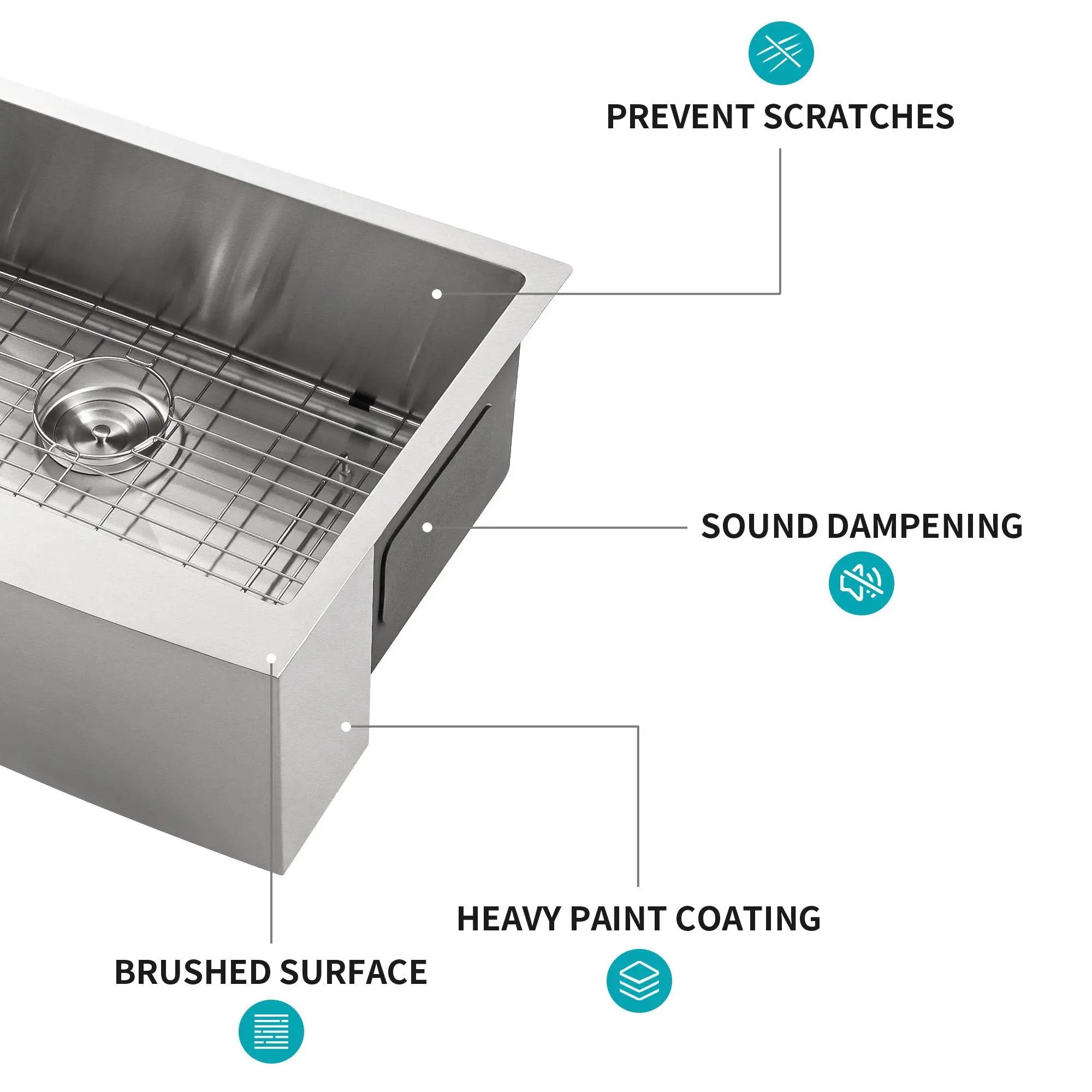 Farmhouse Kitchen Sink Stainless Steel Apron Front by HouseOfZazla