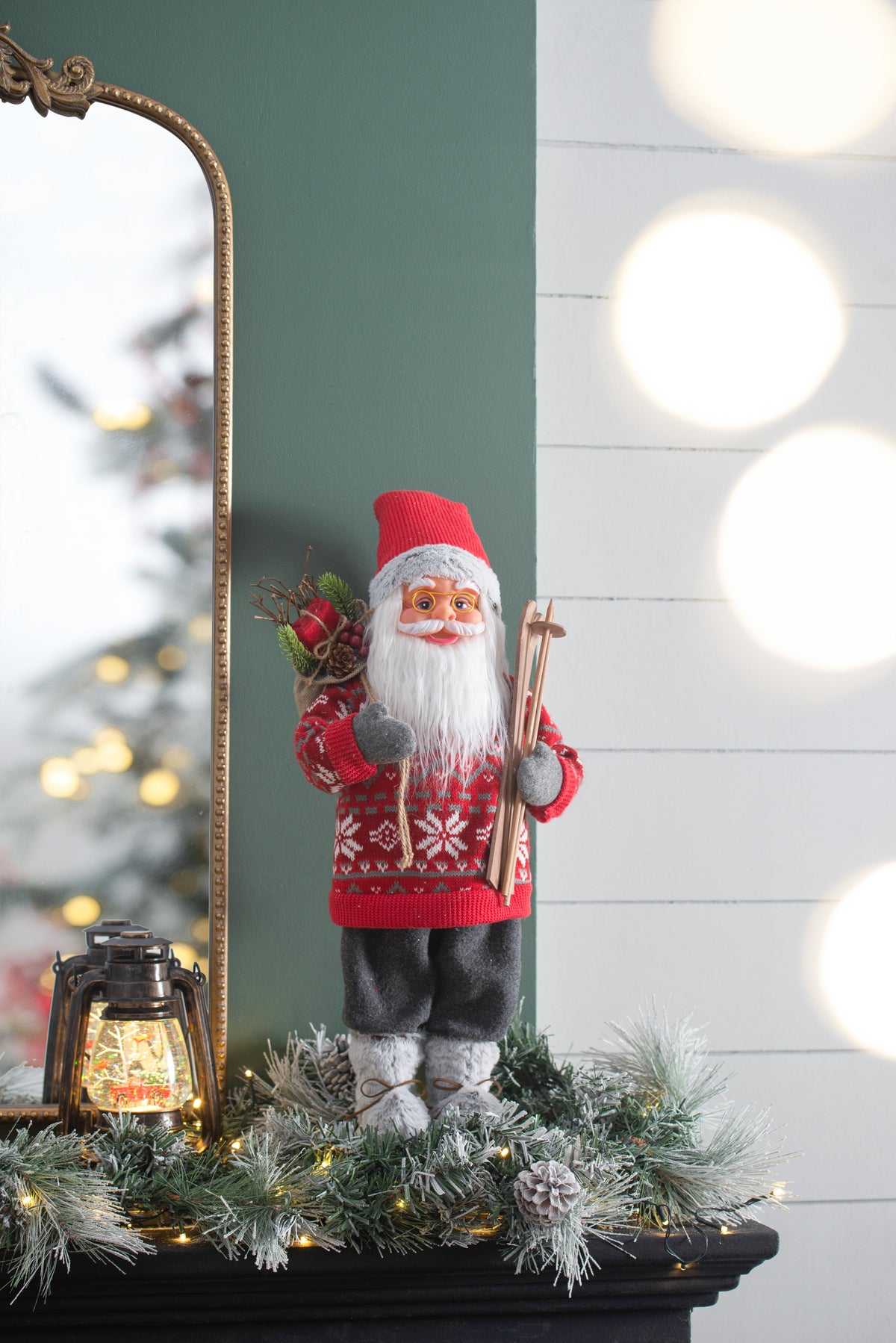 10.6X7.5X23.6" Standing Santa, photo 9 of 10