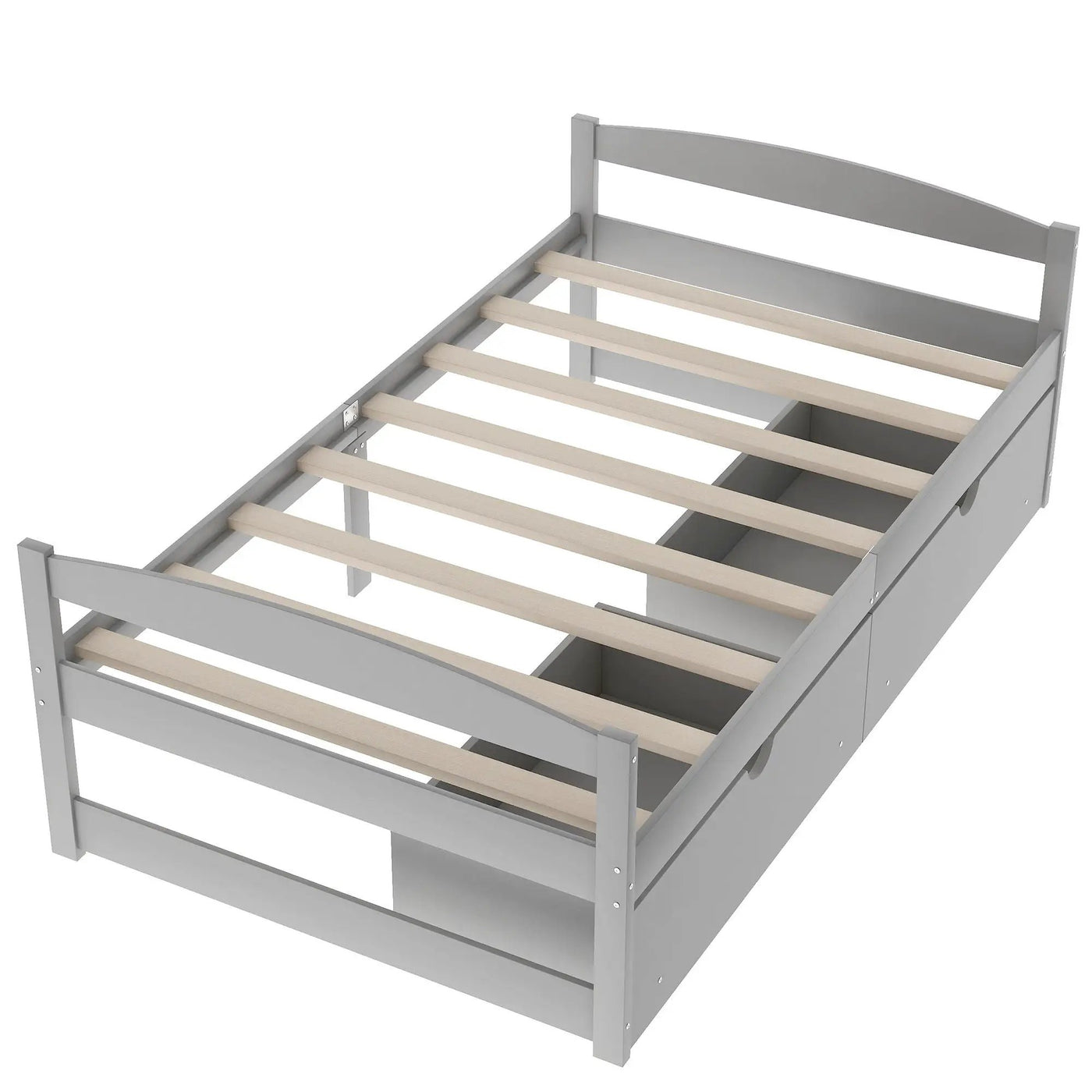 Platform Bed With 2 Drawers by HouseOfZazla