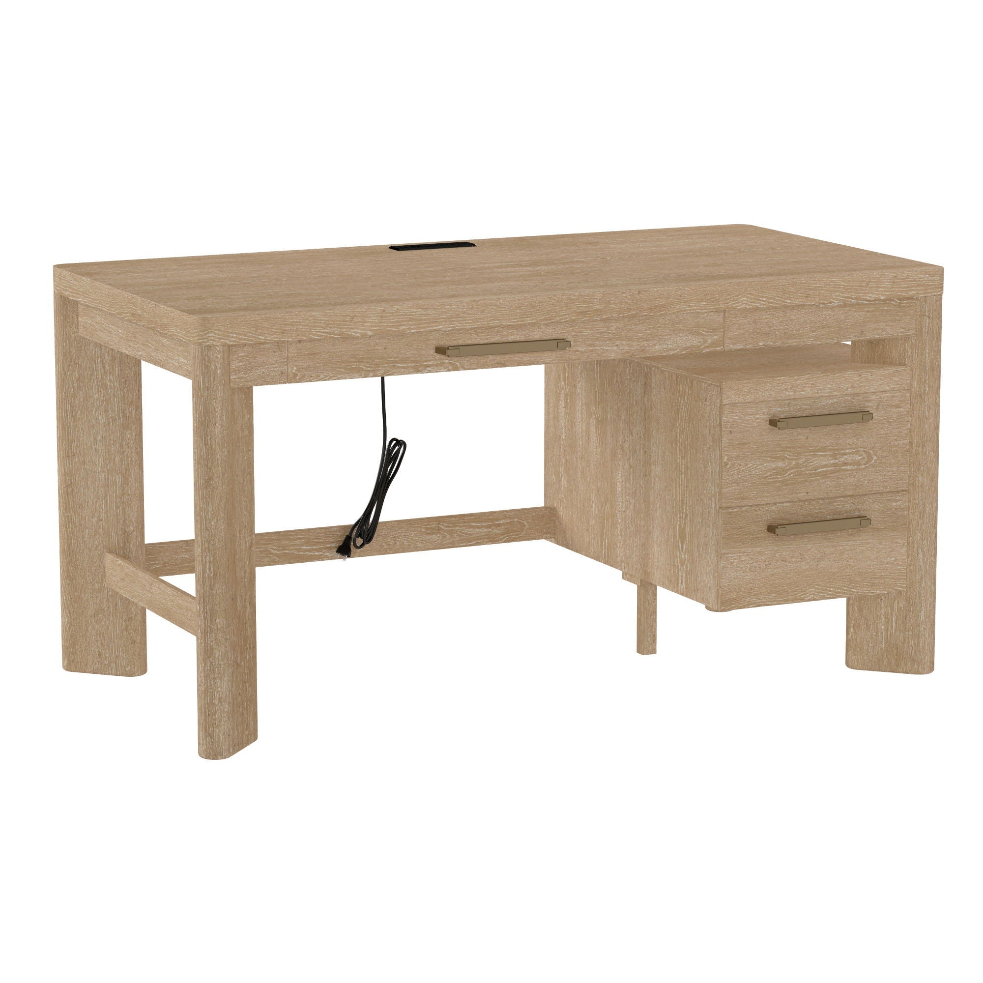 Desk - Tan - Wood by HouseOfZazla