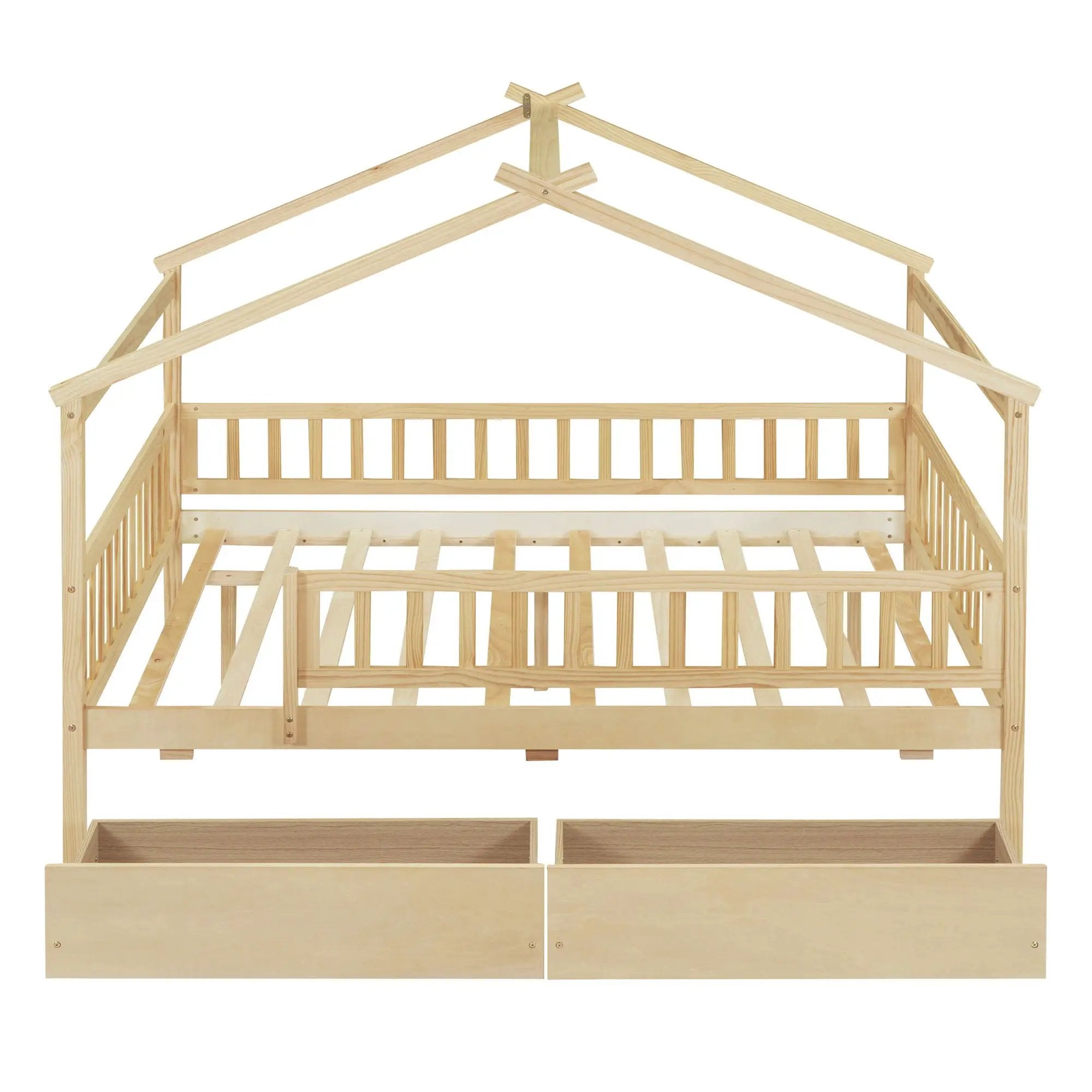 House Bed With 2 Drawers by Unique Piece Furniture