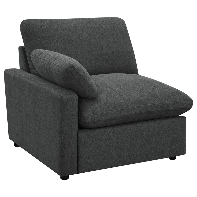 Collins Modular Power Sofa Dark Grey by Unique Piece Furniture