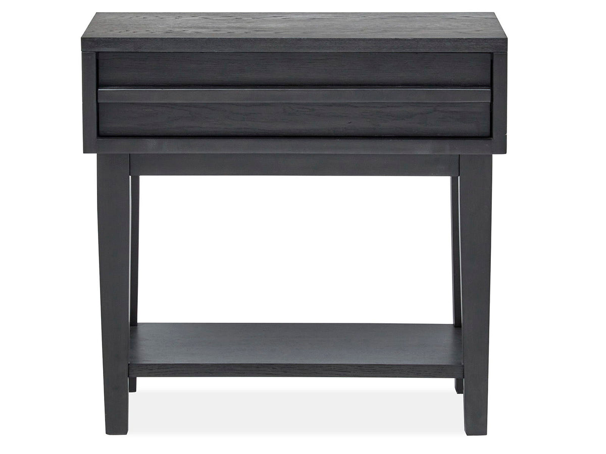 Lindon - Dark Open Nightstand - Coffee Bean, photo 2 of 7
