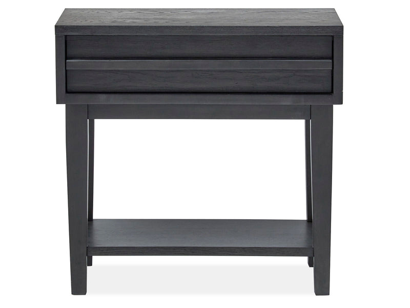 Lindon - Dark Open Nightstand - Coffee Bean, photo 2 of 7