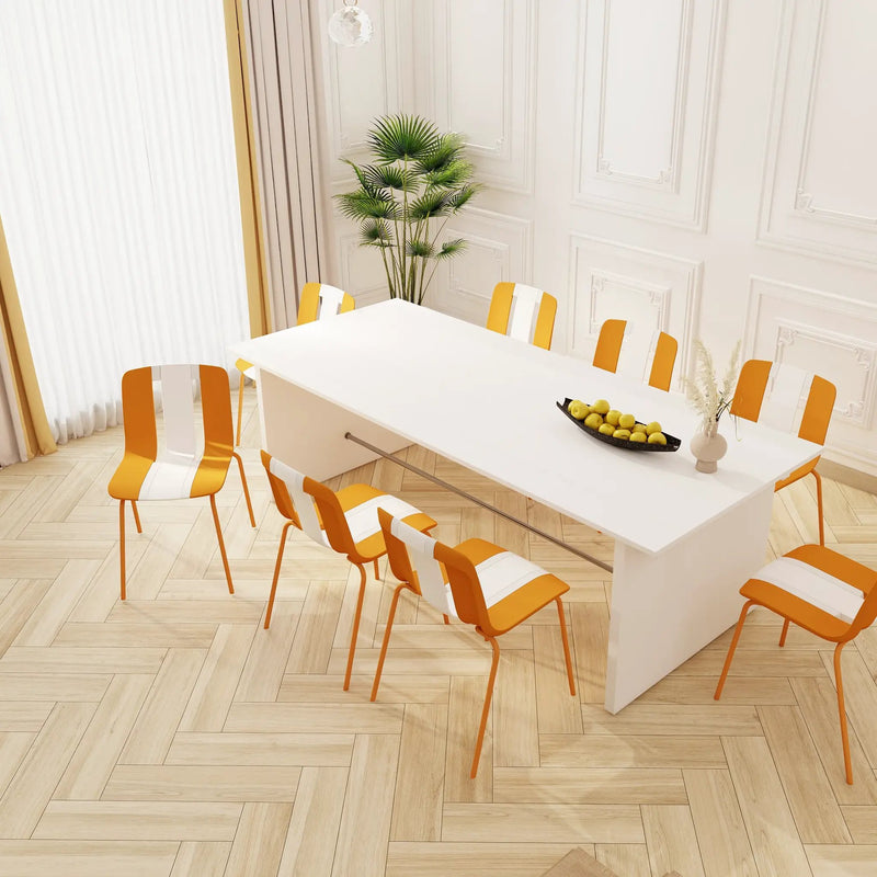 Summer 4-Pack Modern Striped Color Block Chairs by HouseOfZazla