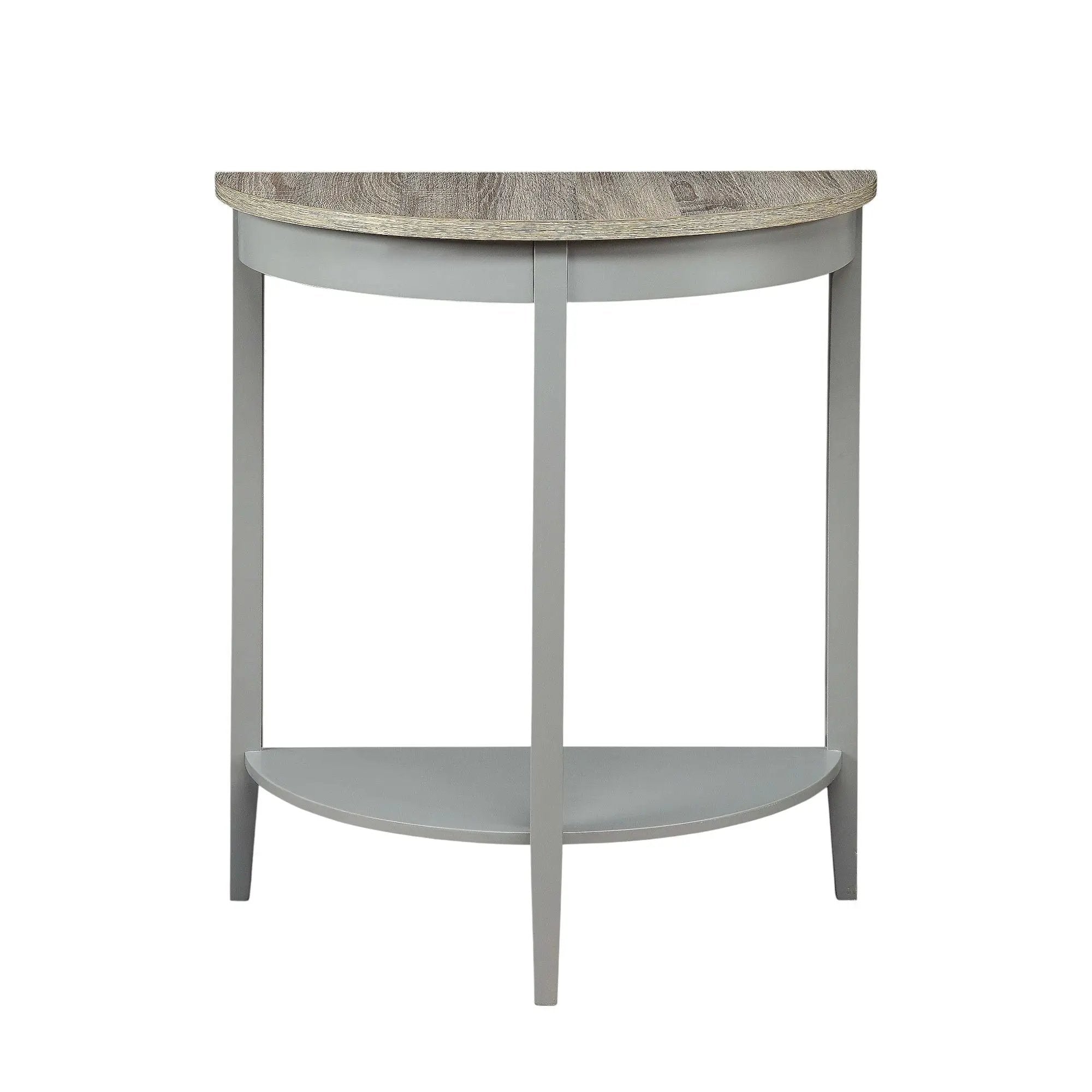 Justino Console Table - Gray / Oak by HouseOfZazla