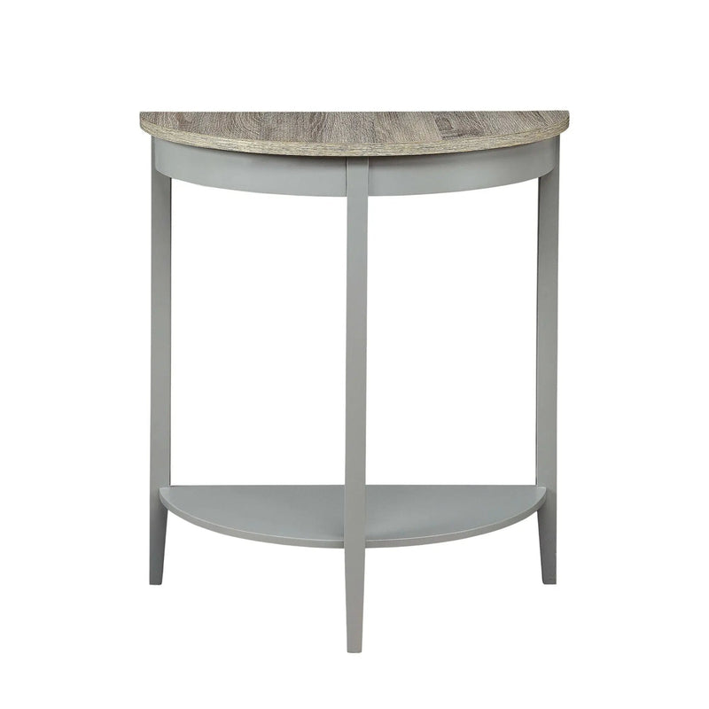 Justino Console Table - Gray / Oak by HouseOfZazla