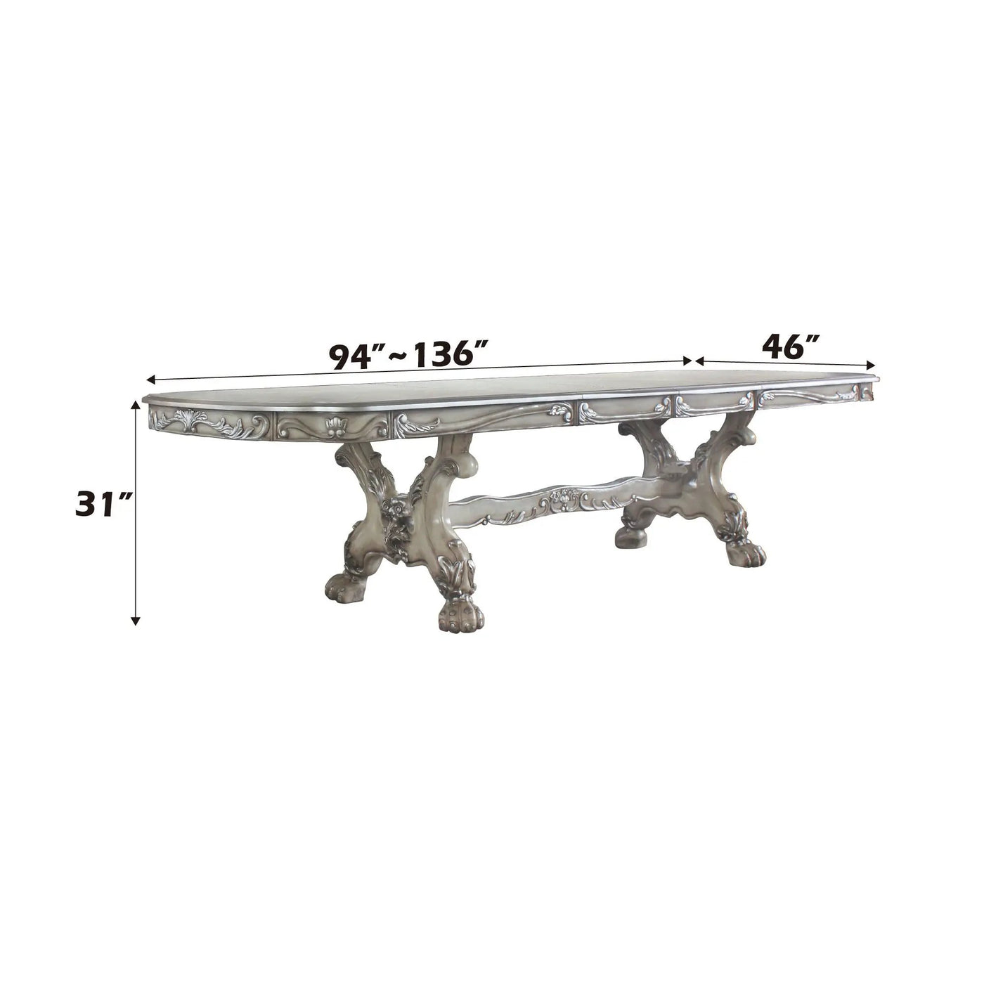 Dresden - Elegant Dining Table by Unique Piece Furniture