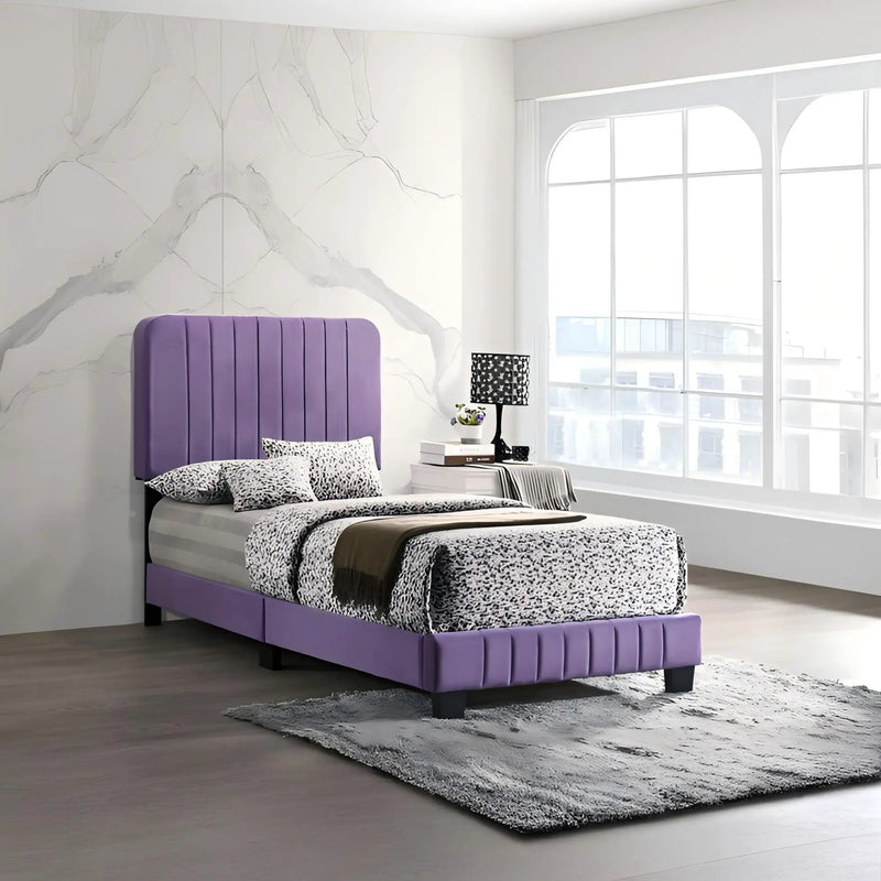 Channel Tufted Bed by Unique Piece Furniture