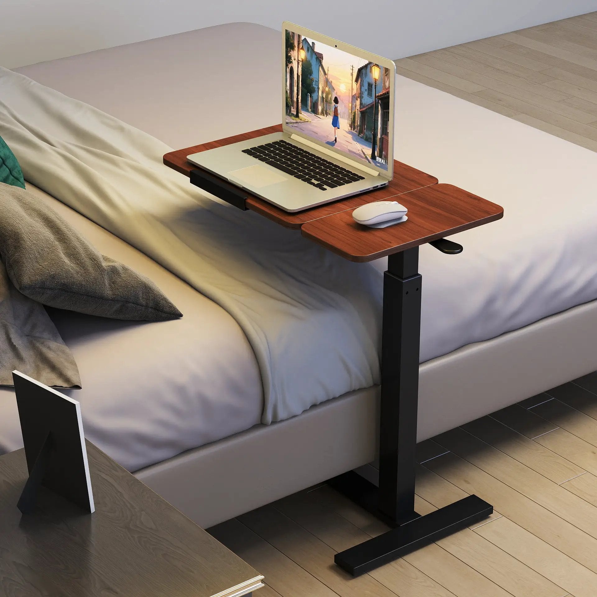 Mobile Adjustable Standing Desk by HouseOfZazla