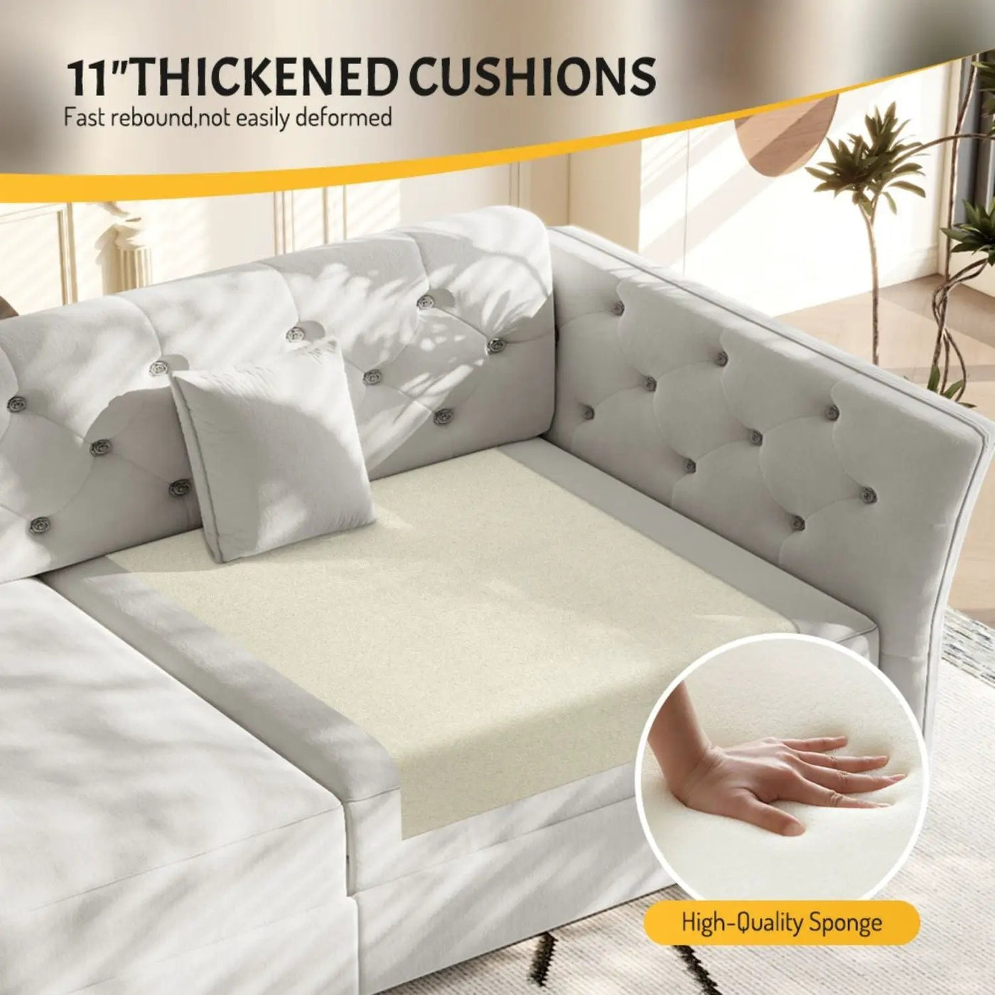 Oversize Pull Out Sofa Bed For Living Room by HouseOfZazla