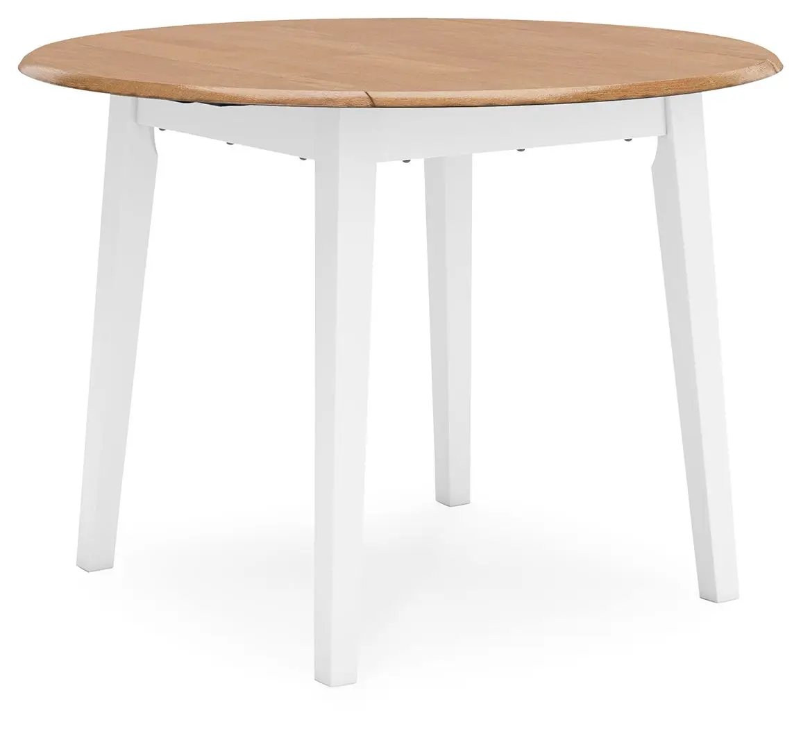 Gesthaven - Round Dining Room Drop Leaf Table by Unique Piece Furniture