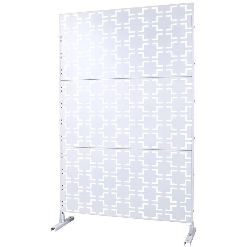 Outdoor & Indoor Metal Privacy Freestanding Decorative Screen by Unique Piece Furniture