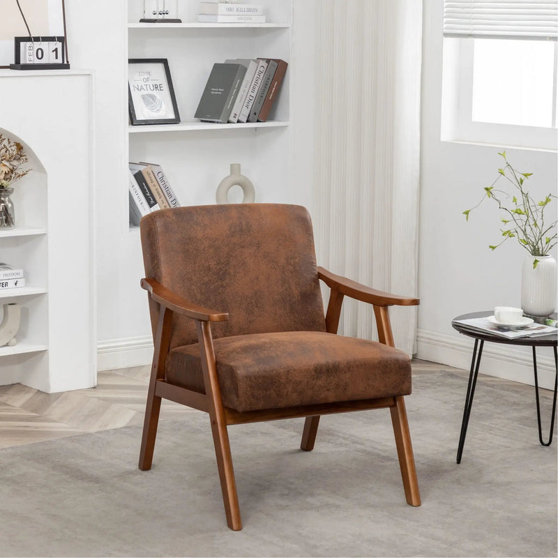 Accent Chair, Classic Mid Century Modern For Extra Seating by Unique Piece Furniture