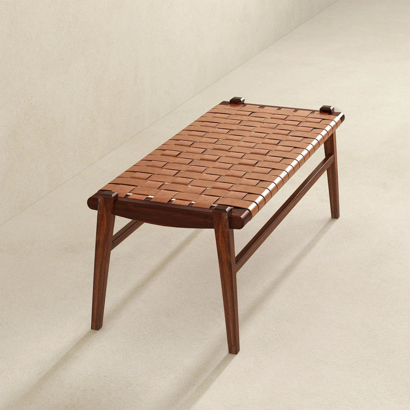 Cody - Bench - Brown / Tan by HouseOfZazla