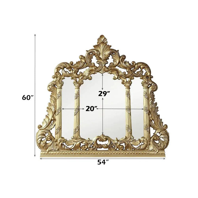 Cabriole - Mirror - Gold by Unique Piece Furniture