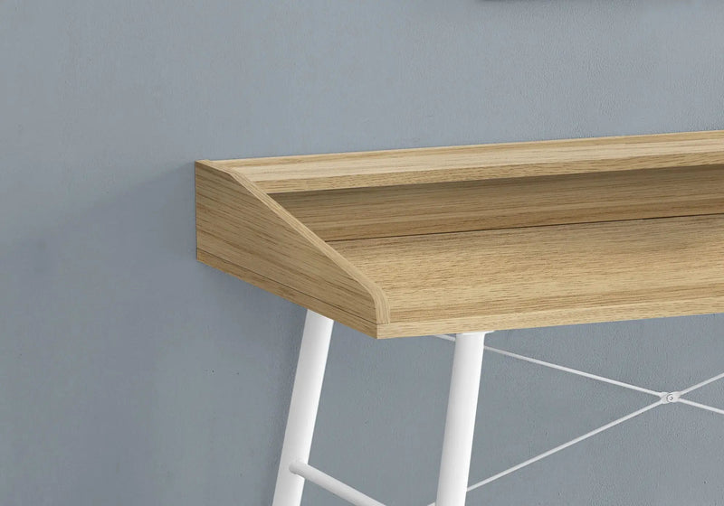 Computer Desk for Home Office, Laptop, Storage Shelves - Natural by HouseOfZazla