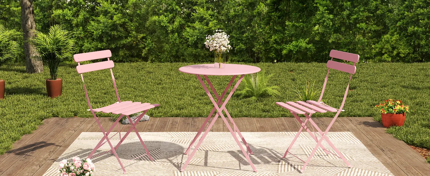 Bistro Table and Chairs Set of 2 by HouseOfZazla