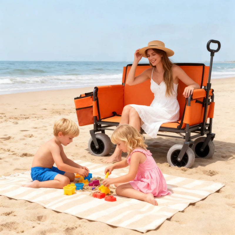 3-in-1 Folding Wagon with Bench Seat by HouseOfZazla