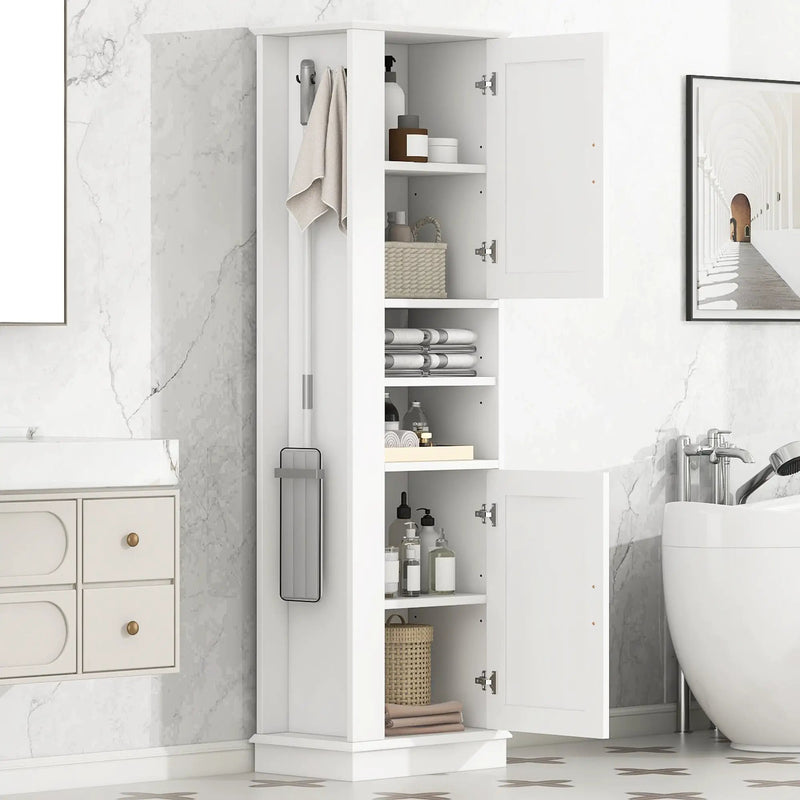 Tall Bathroom Storage Cabinet by HouseOfZazla