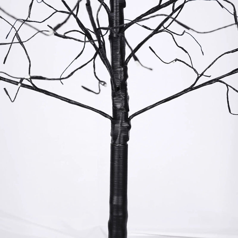 3 Pc Illuminated Halloween Tree with Purple LED Glow by HouseOfZazla