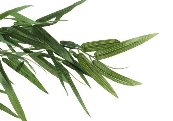 50" Tall, Artificial Plant, Bamboo Tree, Indoor, Faux, Fake, Floor, Greenery, Potted, Decorative - Green / Black, photo 2 of 5