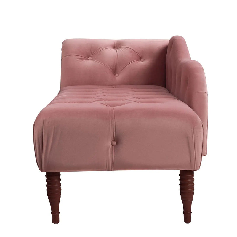 Samuel - Tufted Roll Arm Chaise Lounge by Unique Piece Furniture